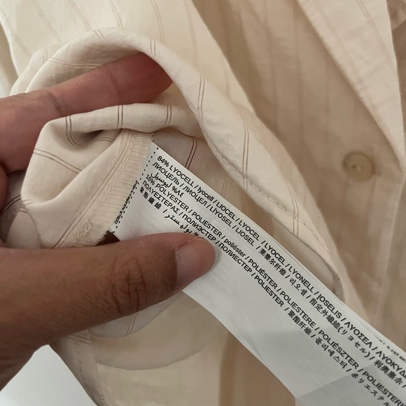 Mango Striped Blazer Shirt - Picture 4 of 4